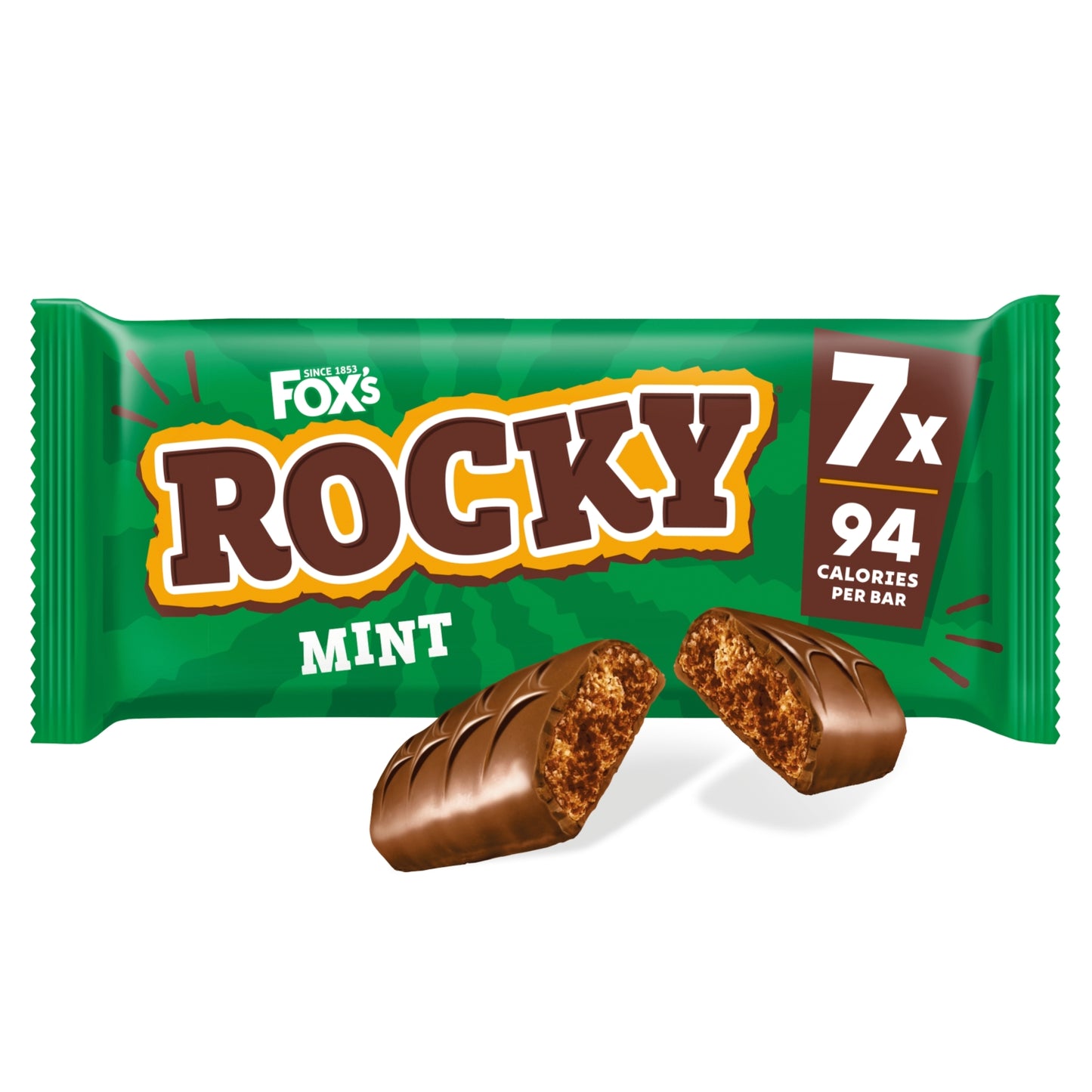 Fox's Biscuits Rocky Mint Biscuit Bars 7 Bars Multipack 138g