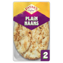 Patak's Plain Naan Breads x 2