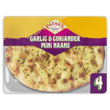 Patak's Garlic & Coriander Mini Naan Breads x 4
