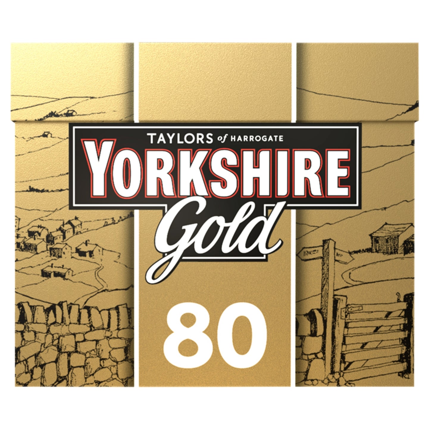 Taylors of Harrogate Yorkshire Gold 80 Tea Bags 250g
