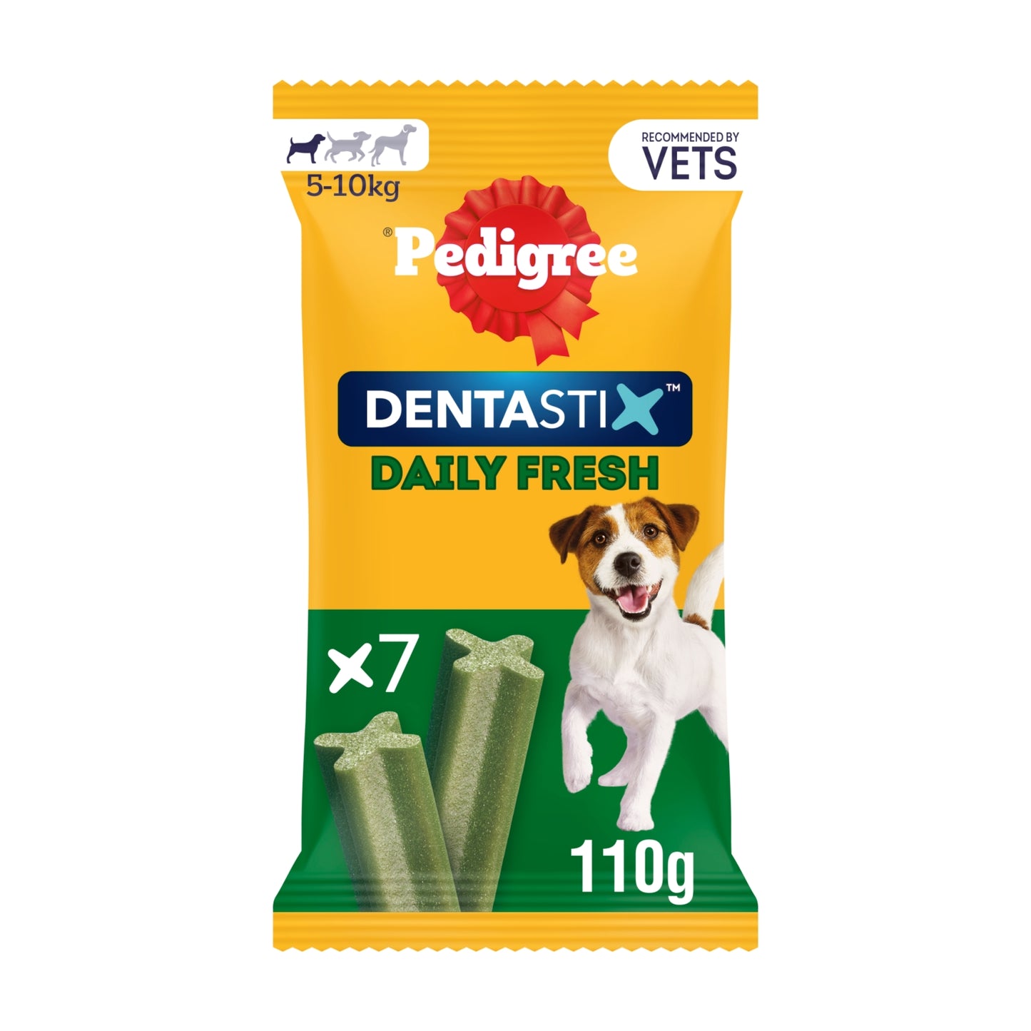 Pedigree ® DENTASTIX™ Fresh Daily Dental Chews Small Dog Treat 7 Sticks