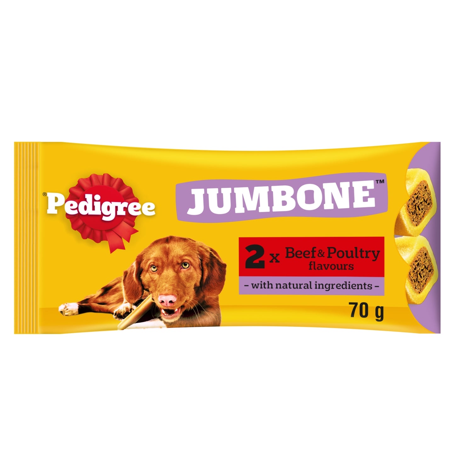 Pedigree JUMBONE Medium Dog Treats Beef and Poultry 2 Chews