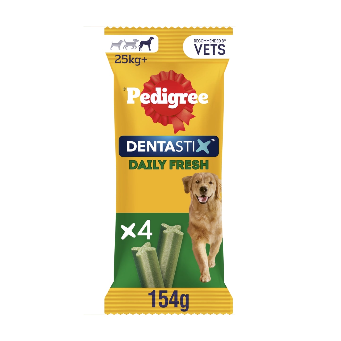 Pedigree ® DENTASTIX™ Fresh Daily Dental Chews Large Dog Treat 4 Sticks