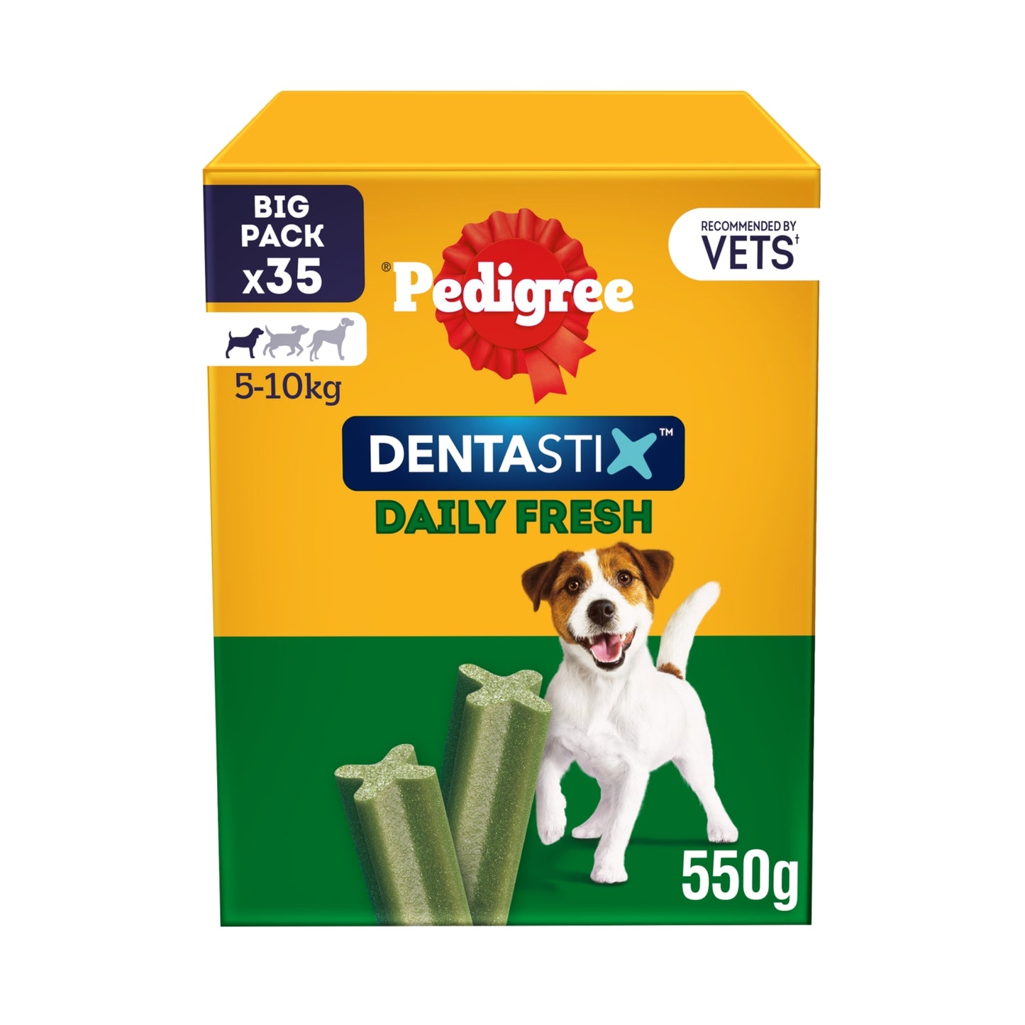 Pedigree ® DENTASTIX™ Fresh Daily Dental Chews Small Dog Treat 35 Sticks