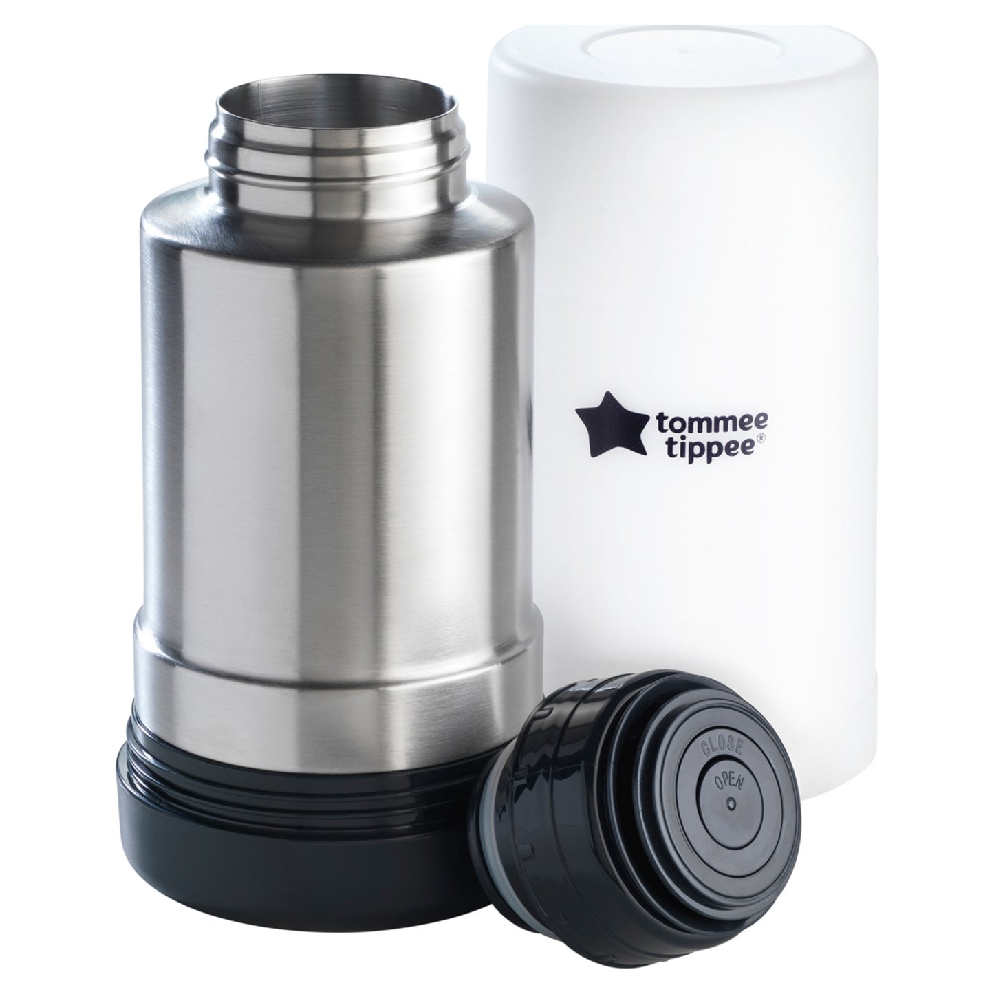 Tommee Tippee Portable Travel Baby Bottle, Food Warmer & Leak-Proof Flask