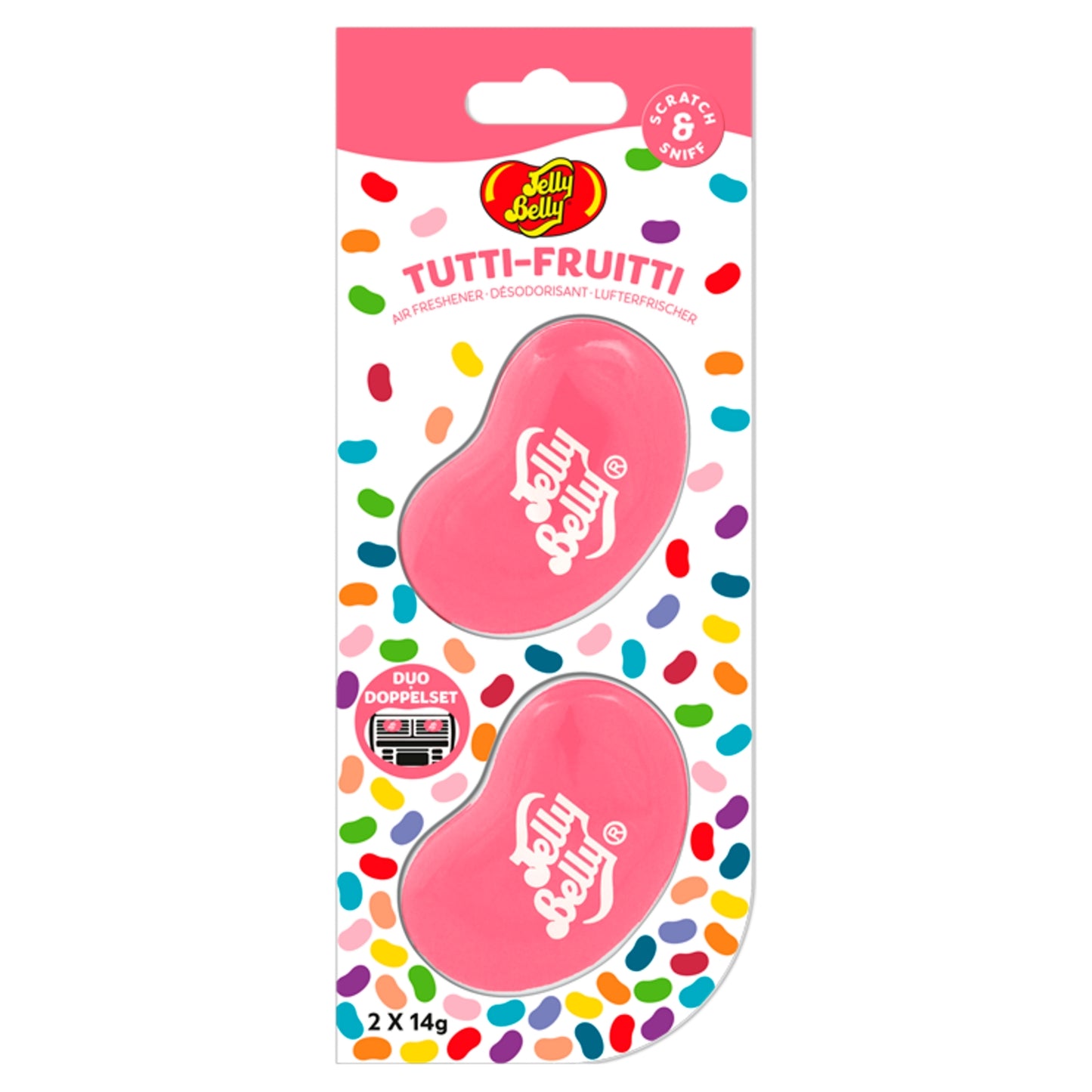 Jelly Belly Tutti-Fruitti Air Freshener 2 x 14g