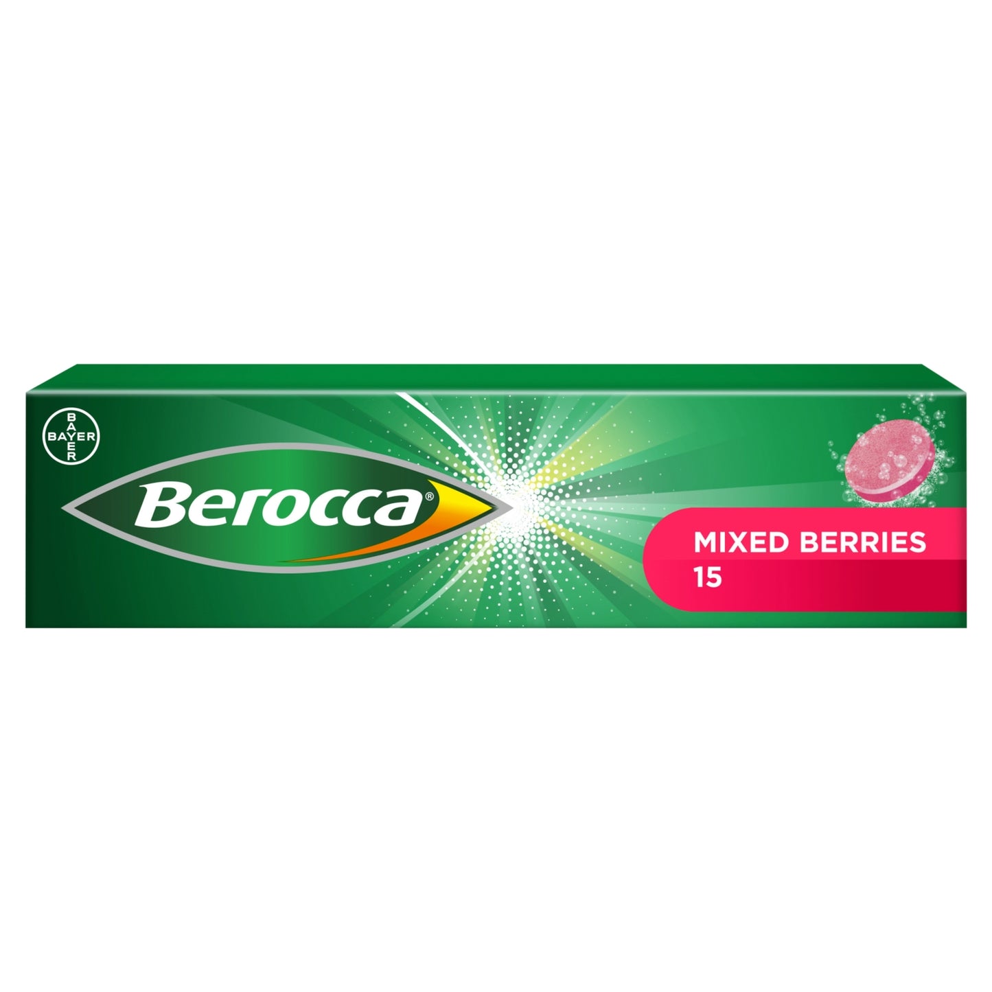 Berocca Energy Release Mixed Berries Flavour 15 Effervescent Tablets