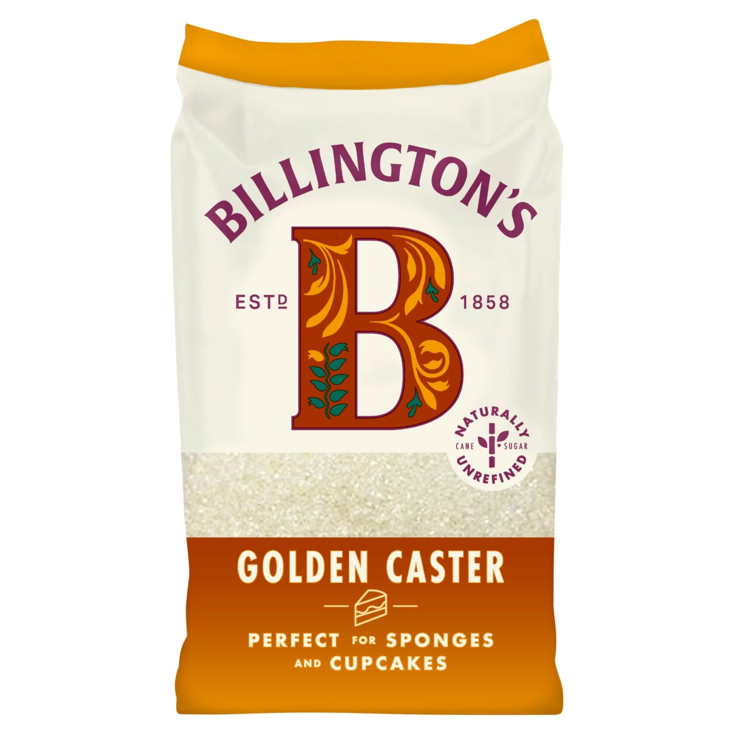 Billington's Golden Caster Natural Unrefined Cane Sugar 1kg