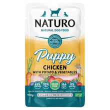Naturo Natural Dog Food Puppy Chicken with Potato & Vegetables Puppy Dog 2-12 Months 150g