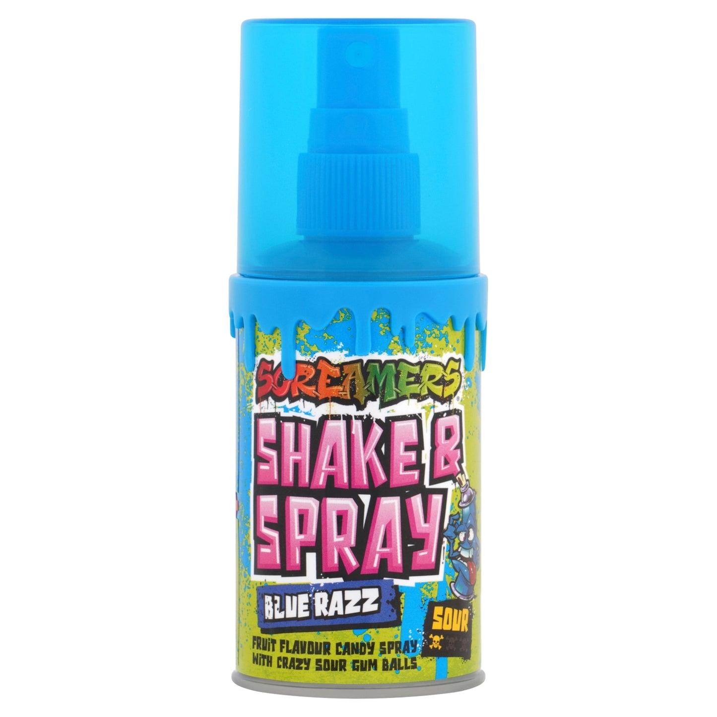 Zed Candy Screamers Shake N Spray Sour Blue Razz 60ml