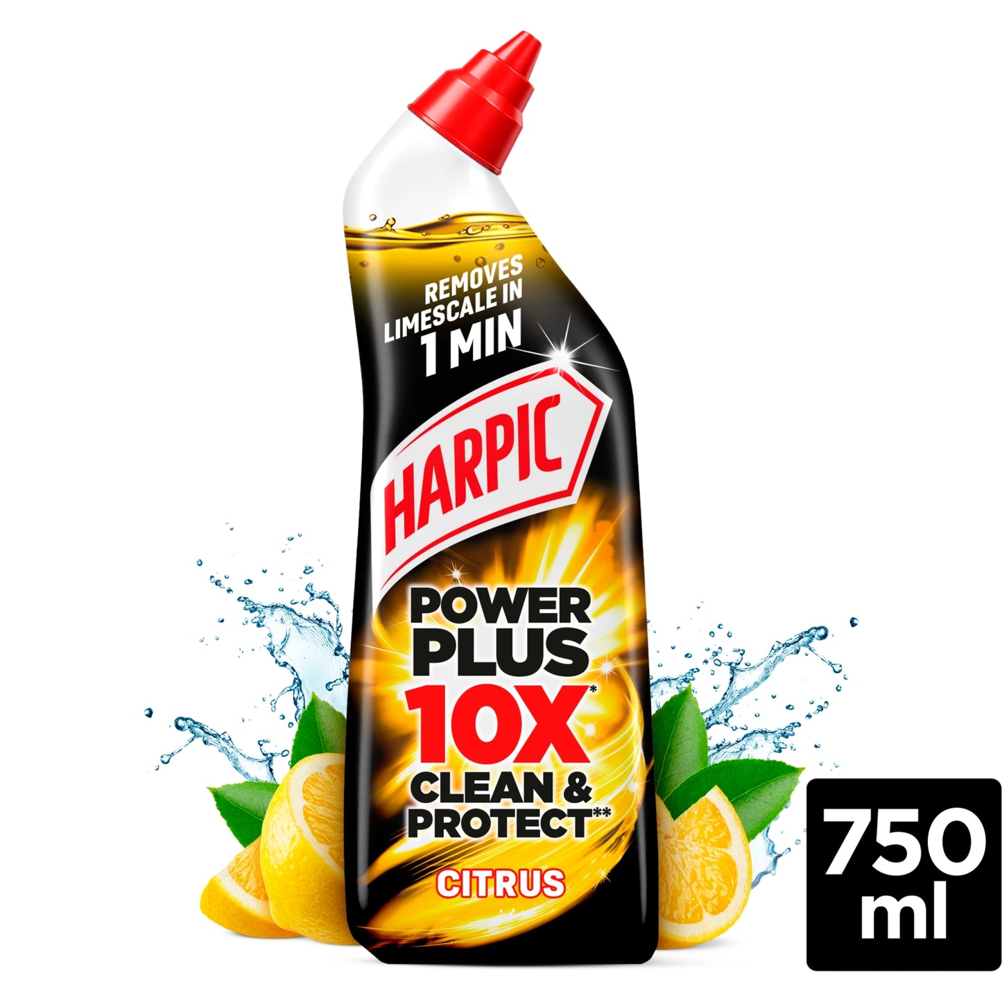 Harpic Power Plus 10X Clean and Protect Citrus 750ml