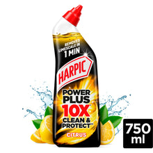 Harpic Power Plus 10X Clean and Protect Citrus 750ml