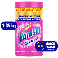Vanish Gold Oxi Action Stain Remover Powder for clothes 1.35kg