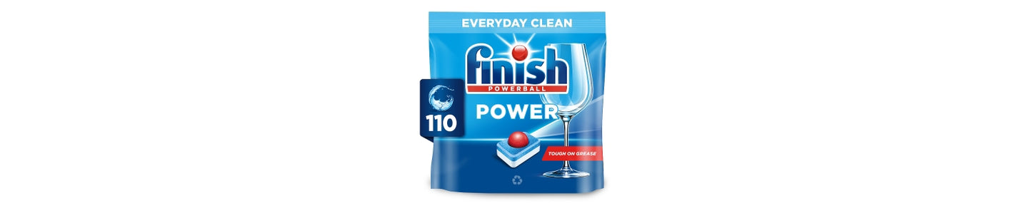Finish Power All In One Regular Dishwasher Tablets - 110 Tabs