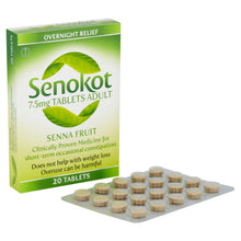 Senokot 7.5mg Tablets Adult Senna Fruit 20 Tablets