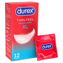 Durex Thin Feel XL Condoms, Pack of 12