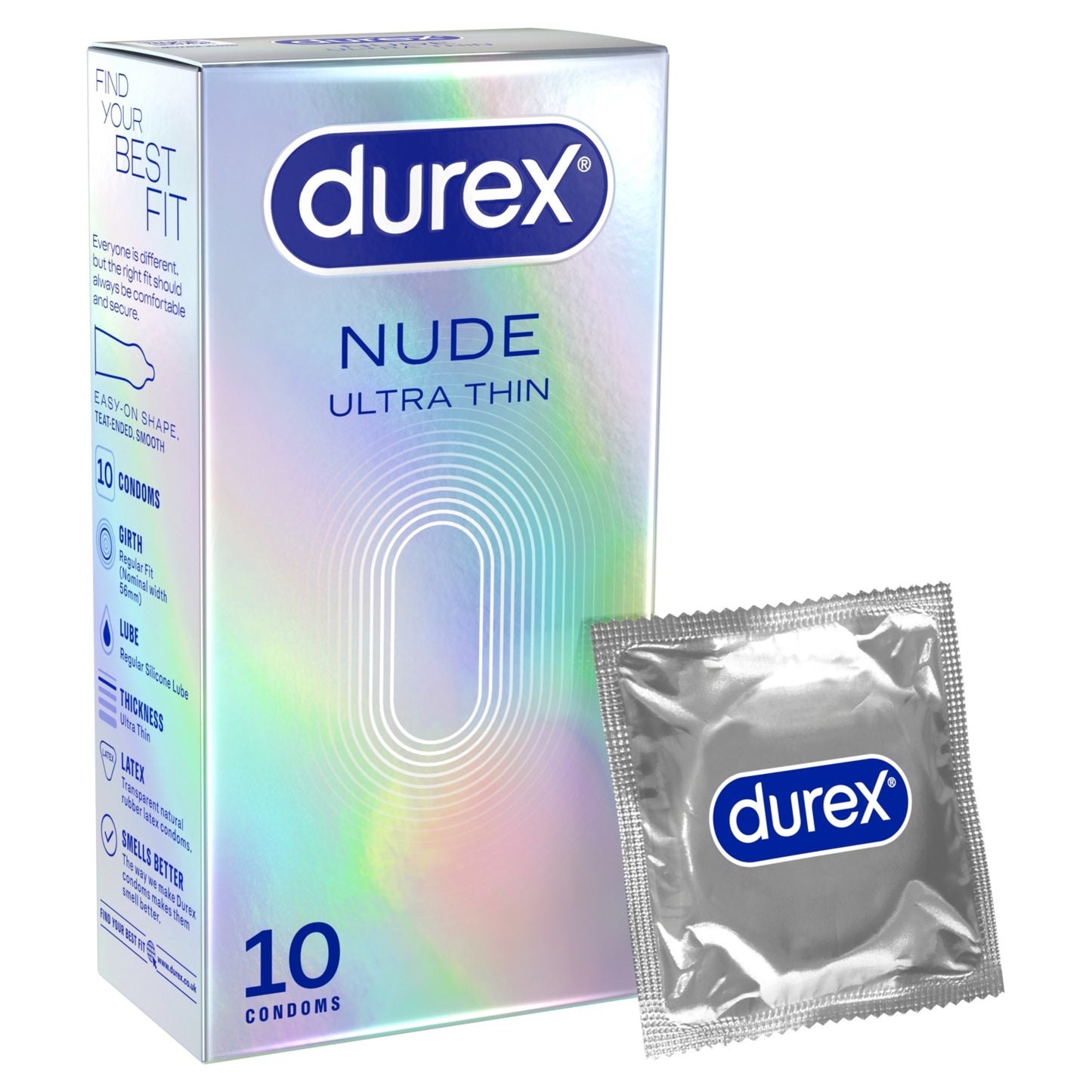 Durex 10 Nude Condoms