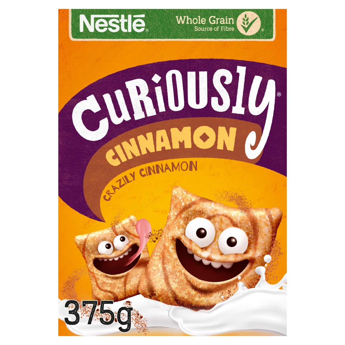 Nestle Curiously Cinnamon Breakfast Cereal 375g