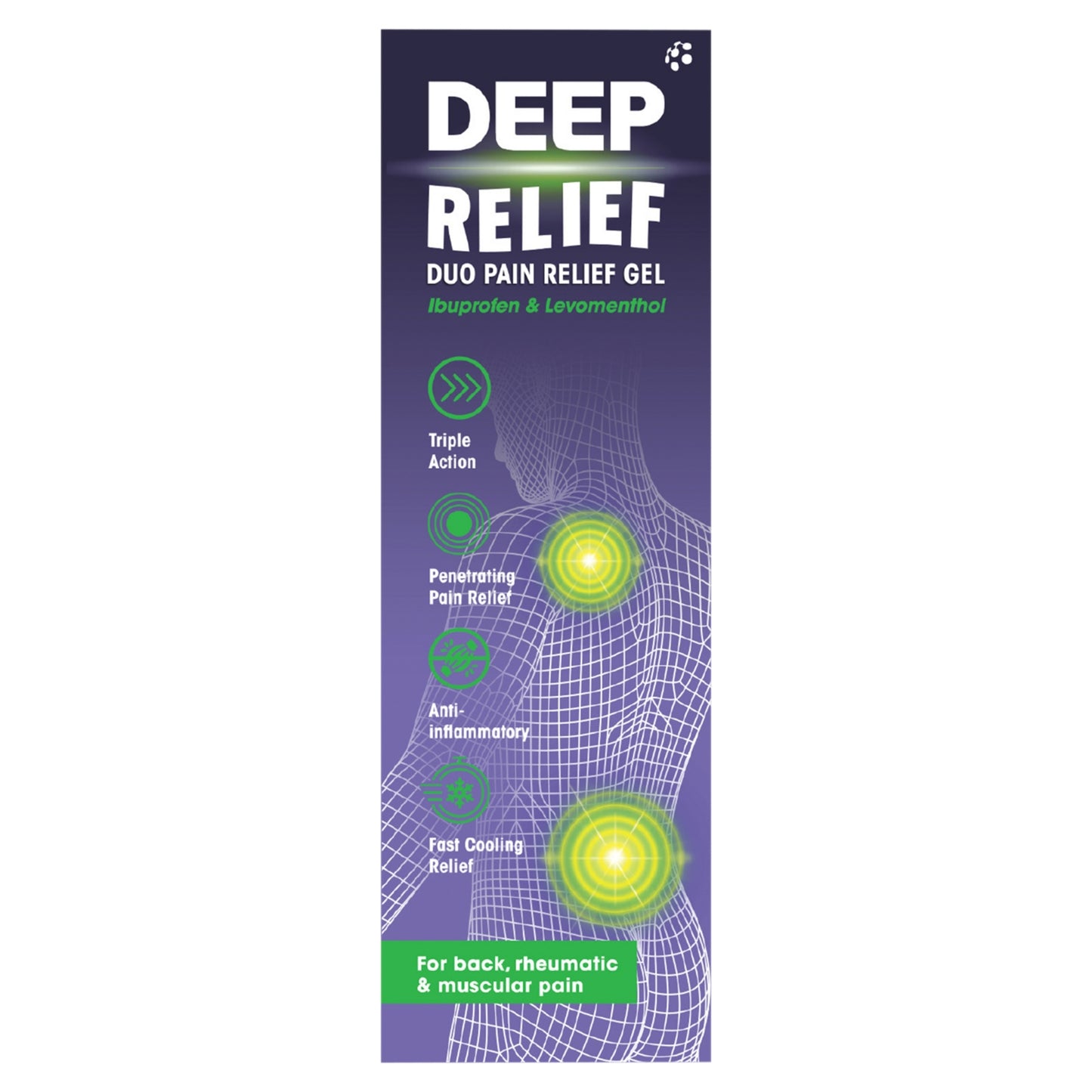 Deep Relief Anti-Inflammatory Gel Ibuprofen & Levomenthol 50g