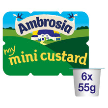 Ambrosia My Mini Custard Lunchbox Snack Pots Multipack 6 x 55g