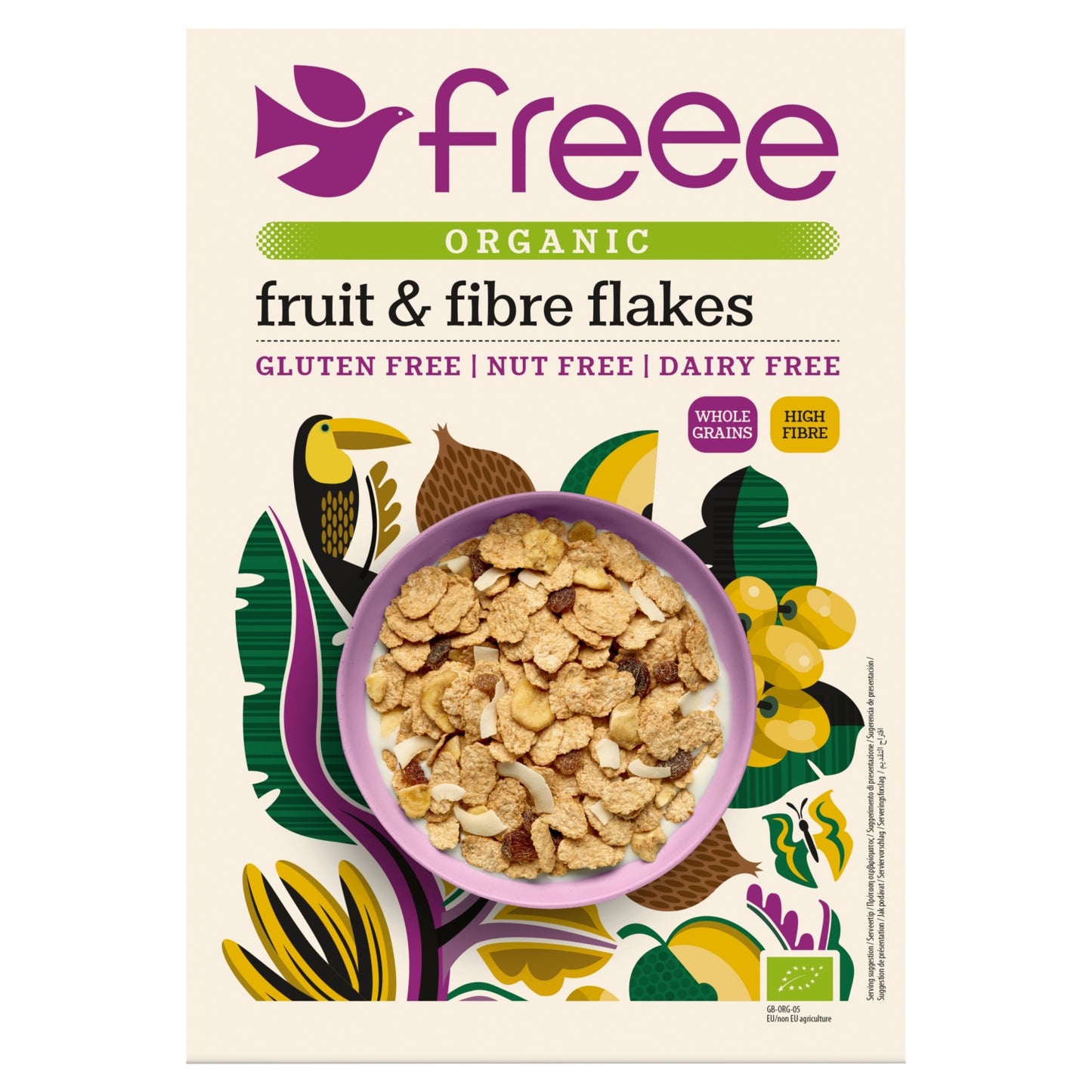 FREEE Gluten Free Organic Fruit & Fibre Flakes 375g