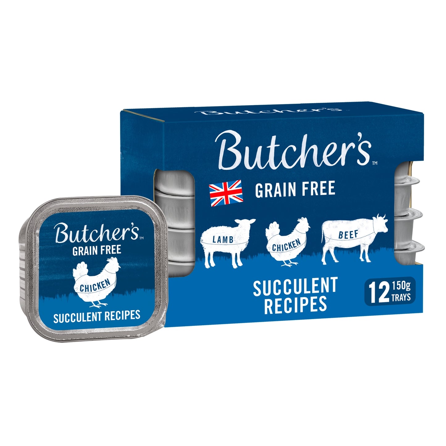Butcher's Nourishing Food for Dogs Succulent Recipes 12 x 150g