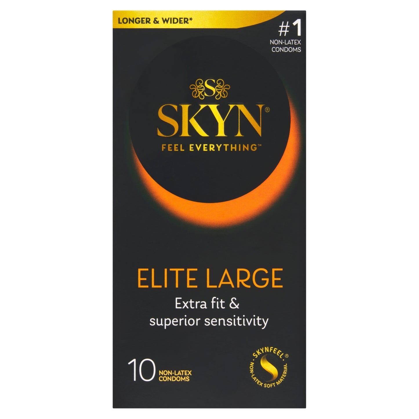 Skyn 10 Elite Large Non-Latex Condoms