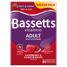 Bassetts Adult Multivitamins Raspberry & Pomegranate Flavour 60 Pastilles