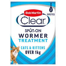 Bob Martin Wormer Spot-On Solution for Cats & Kittens Praziquantel 20mg 2 x 0.5ml