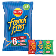 Walkers French Fries Variety Multipack Snacks 6x18g