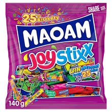 Maoam Joystixx Fruit & Cola Flavour Chewy Sweets Sharing Bag 140g