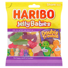 Haribo Jelly Babies Double Trouble Sweets Sharing Bag 175g