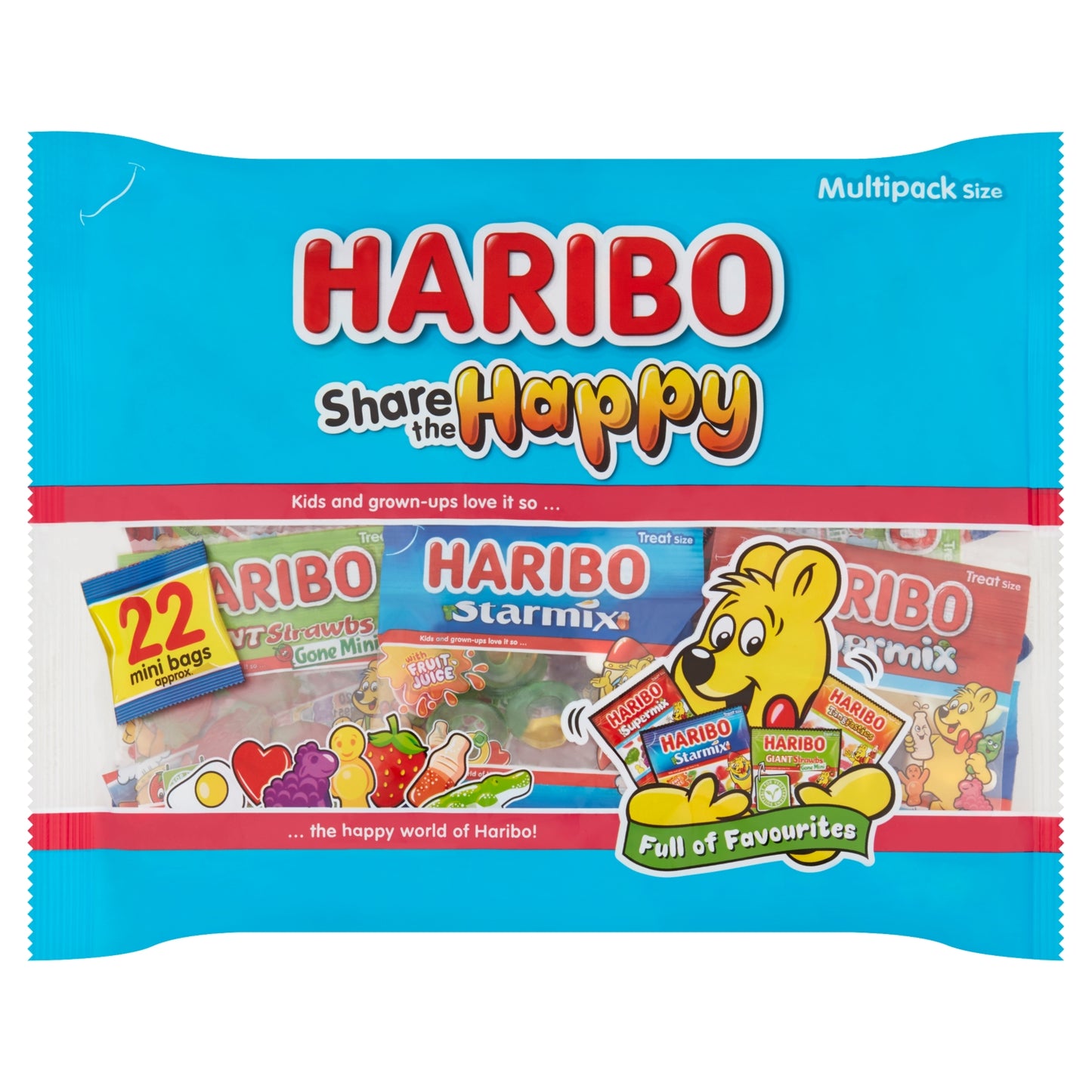 Haribo Share the Happy Multipack Bag 352g