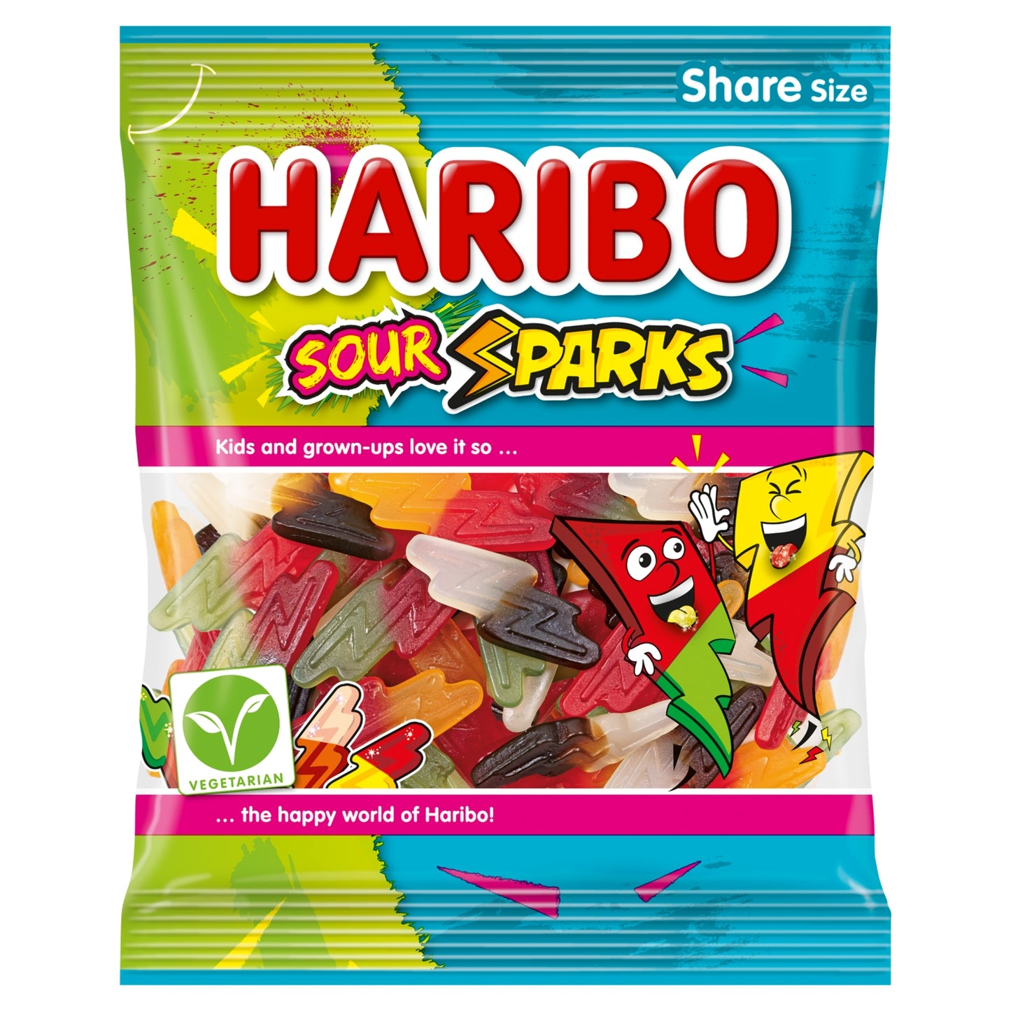 Haribo Sour Sparks 175g