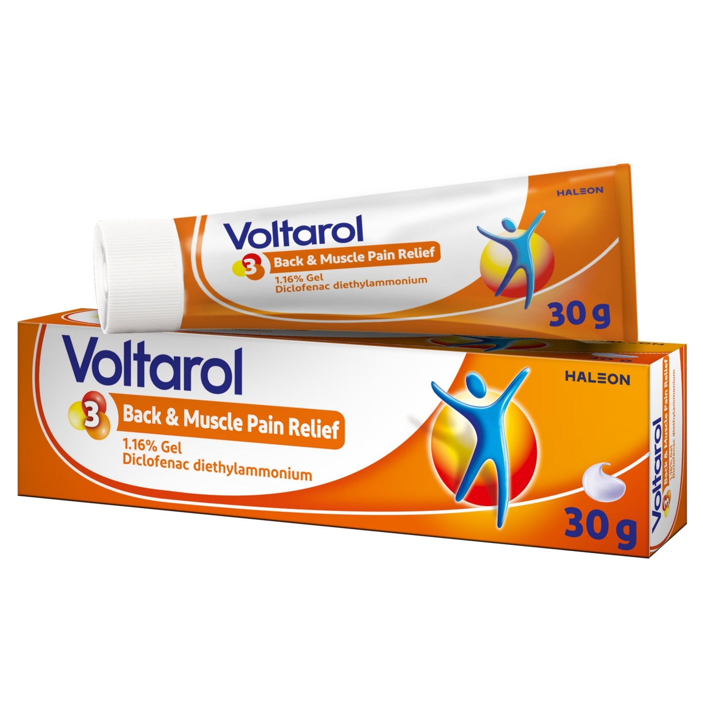 Voltarol Back & Muscle Pain Relief 1.16% Gel 30g