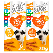Webbox 6 Tasty Sticks with Chicken 30g