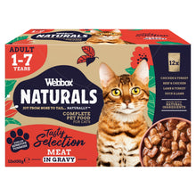Webbox Naturals Meat in Gravy Tasty Selection Adult 1-7 Years 8 x 100g