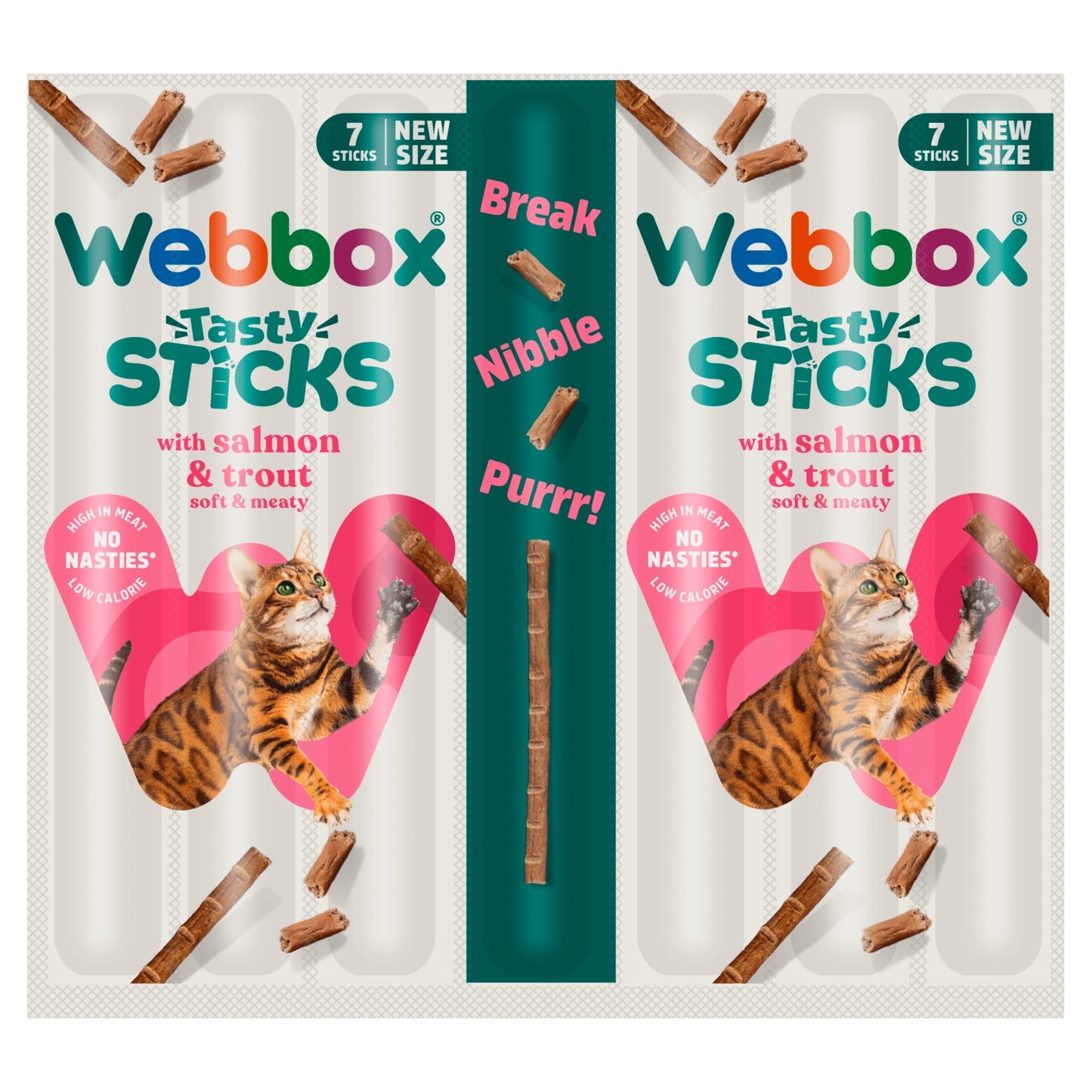 Webbox Tasty Sticks with Salmon & Trout 7 x 5g (35g)