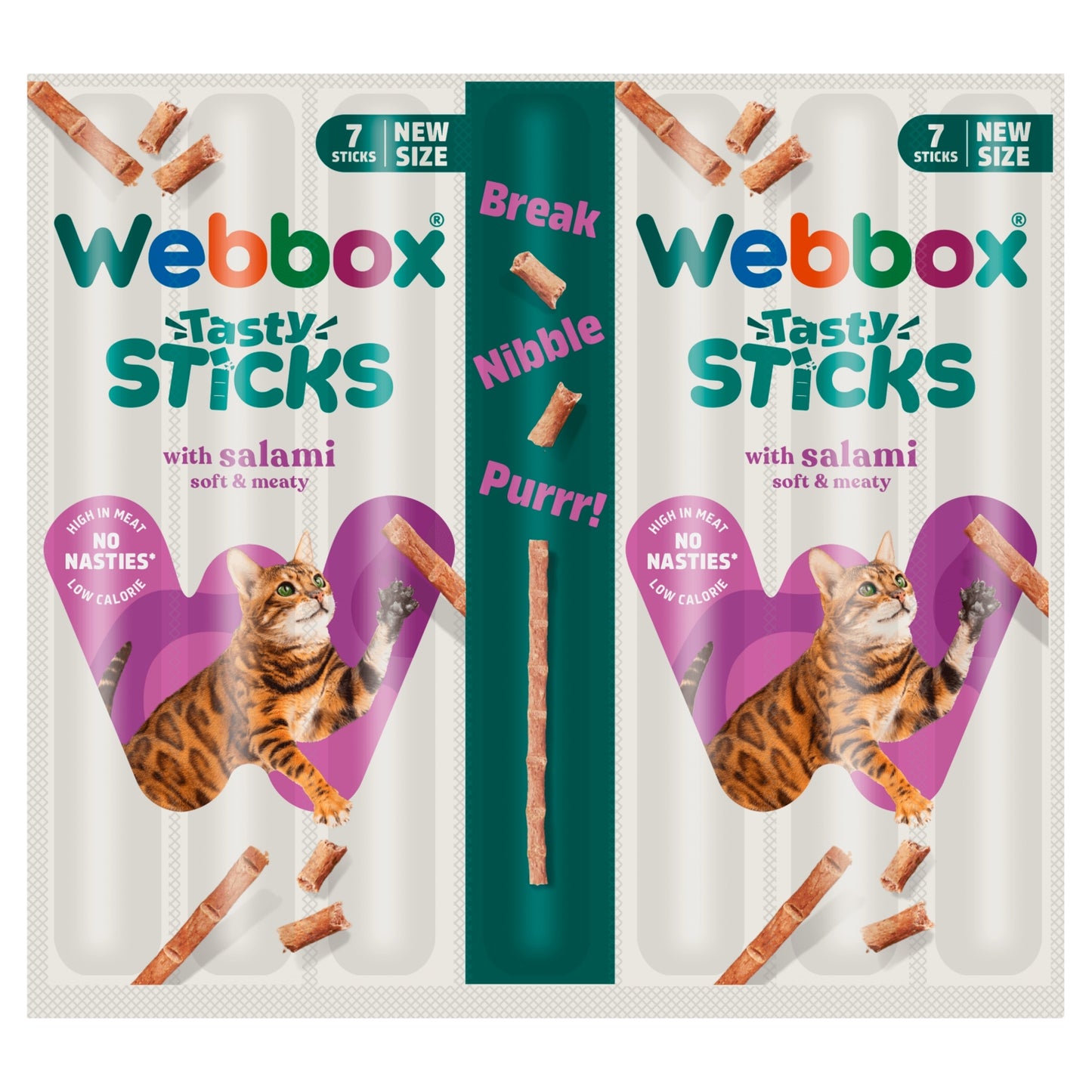 Webbox Tasty Sticks with Salami 7 x 5g (35g)