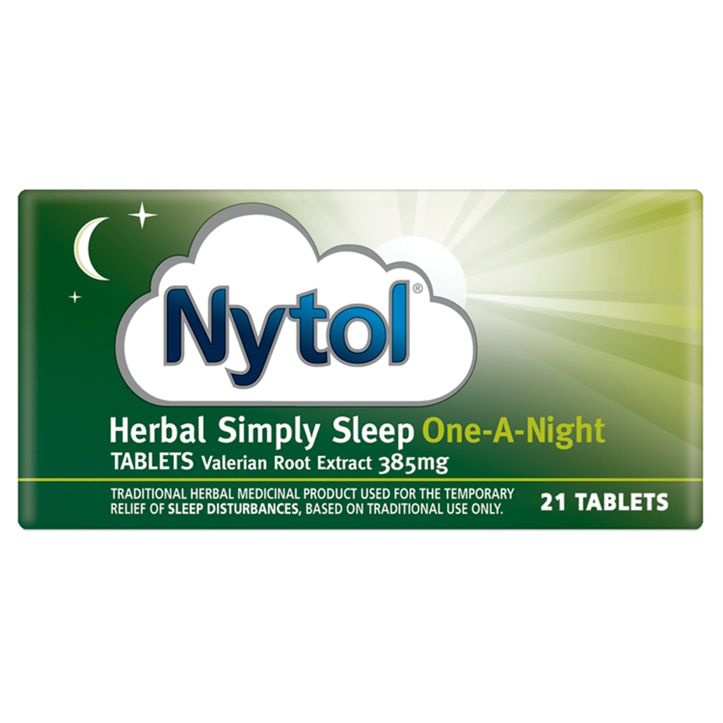 Nytol Herbal Simply Sleep One A Night 21 Tablets - Herbal Remedy with Natural Active Ingredients Used to aid restful Sleep