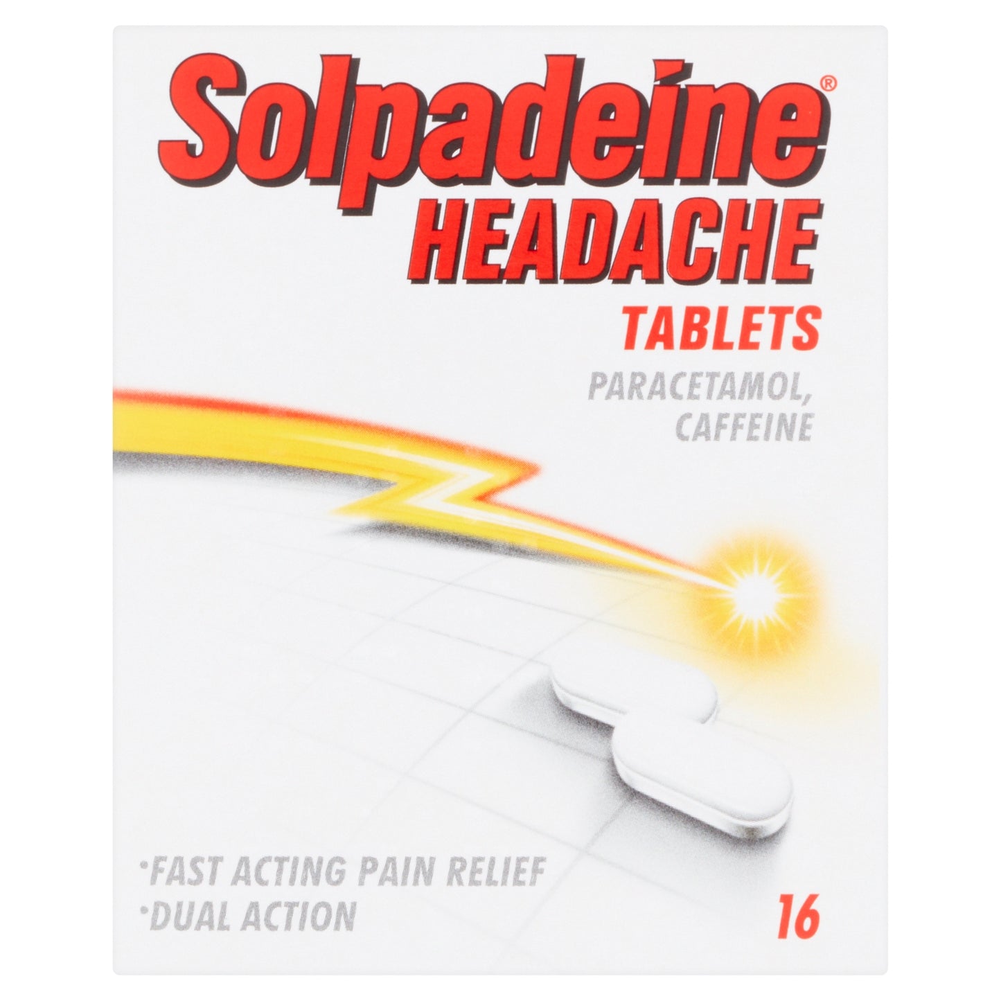 Solpadeine Headache 500mg/65mg 16 Tablets