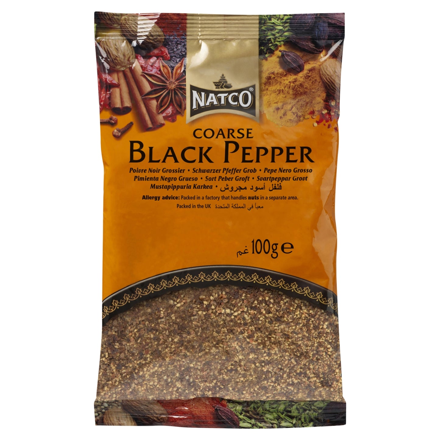 Natco Coarse Black Pepper 100g