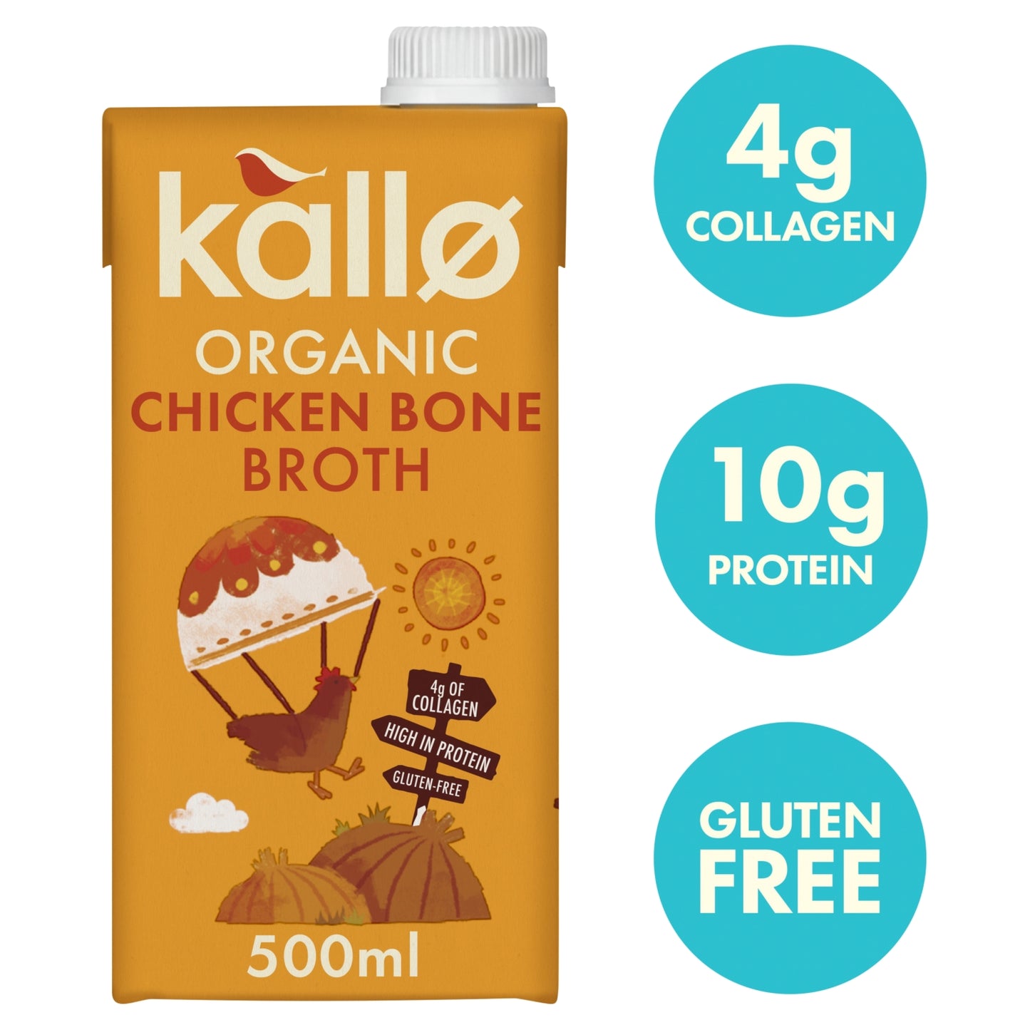Kallo Organic Chicken Bone Broth 500ml