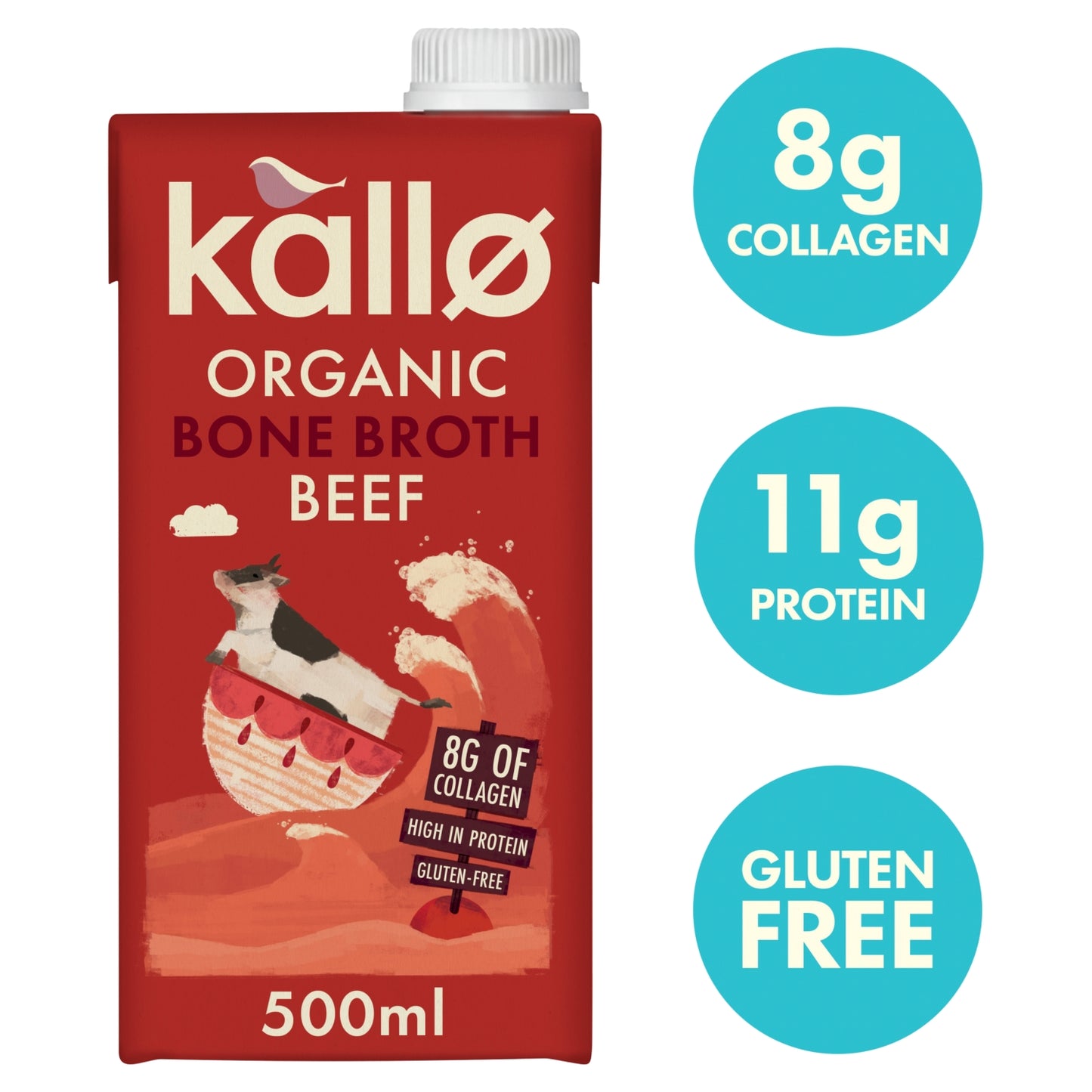 Kallo Organic Bone Broth Beef 500ml