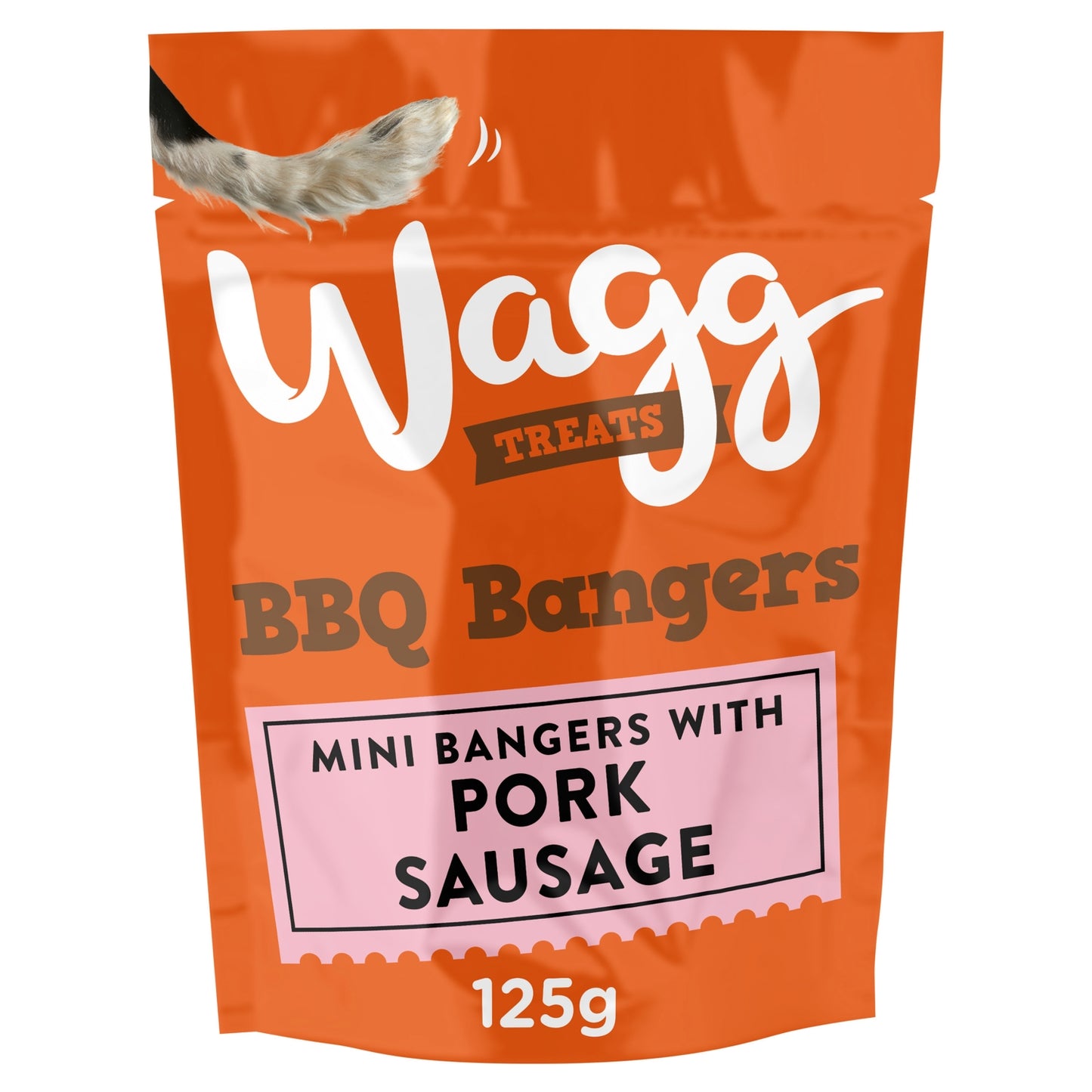 Wagg Treats BBQ Bangers 125g