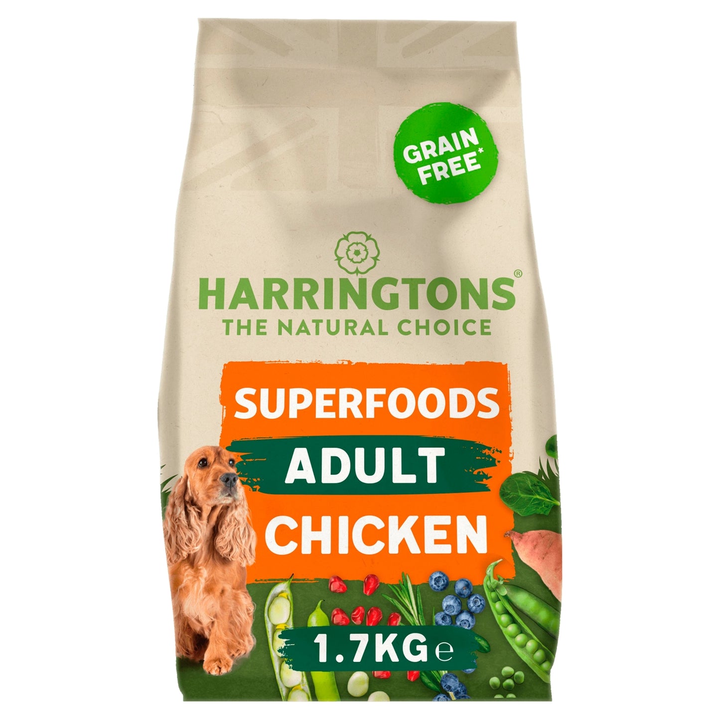 Harringtons Superfoods Grain Free Dry Dog Food – Chicken 1.7kg