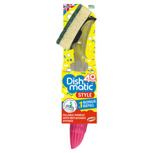 Dishmatic Style Fillable Washing Up Handle and Bonus Refill