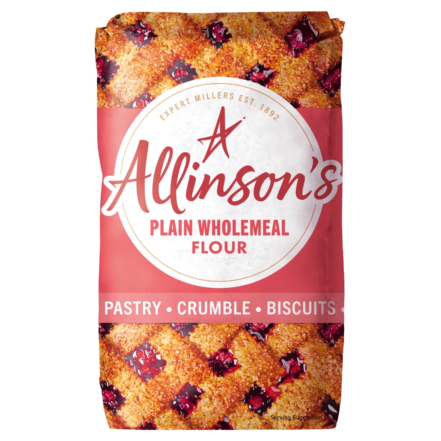 Allinson Plain Wholemeal Baking Flour 1kg