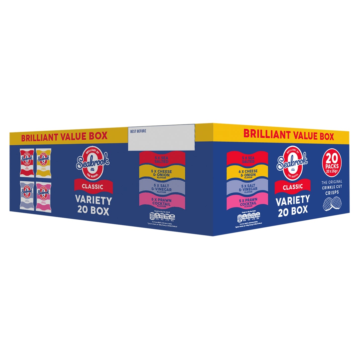 Seabrook Classic Variety Box 20 x 25g