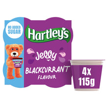 Hartley's No Added Sugar Blackcurrant Flavour Jelly 4 x 115g